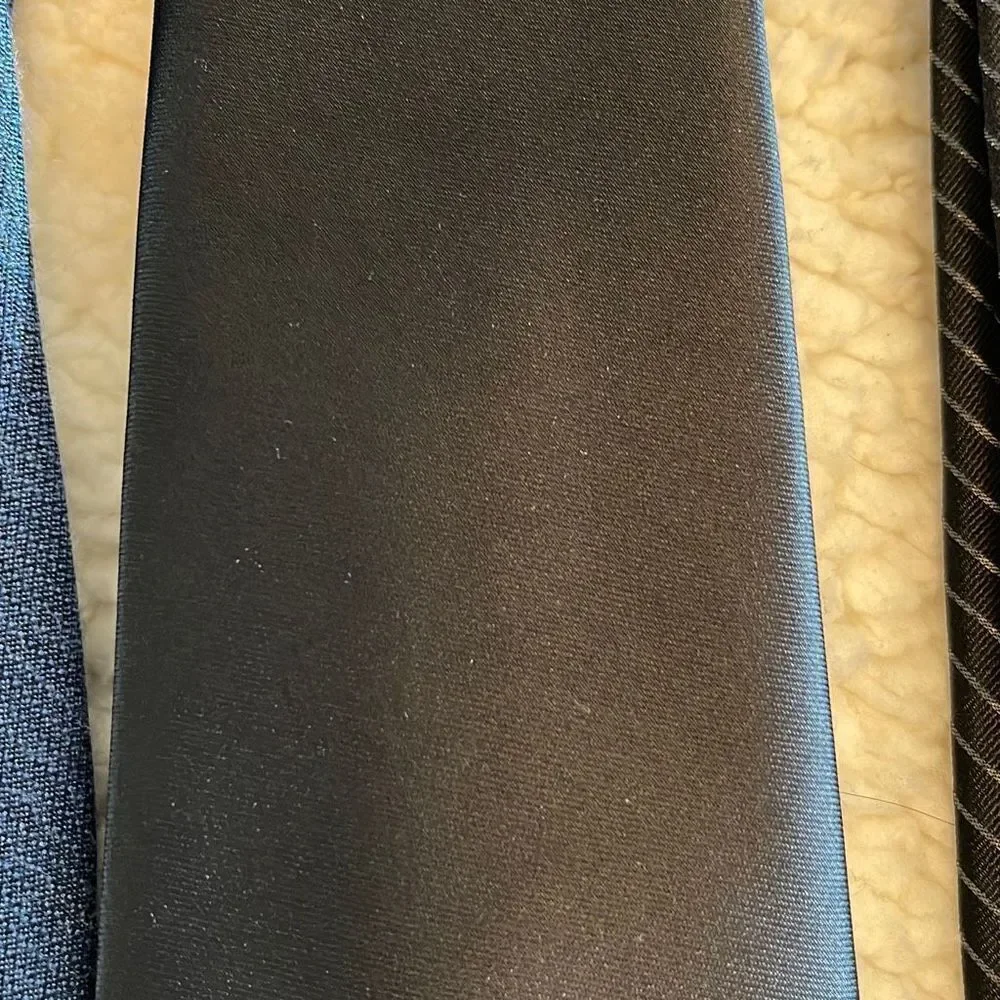 Tie Bundle. 4 Ties. 2.5”‎ wide Black/Blue